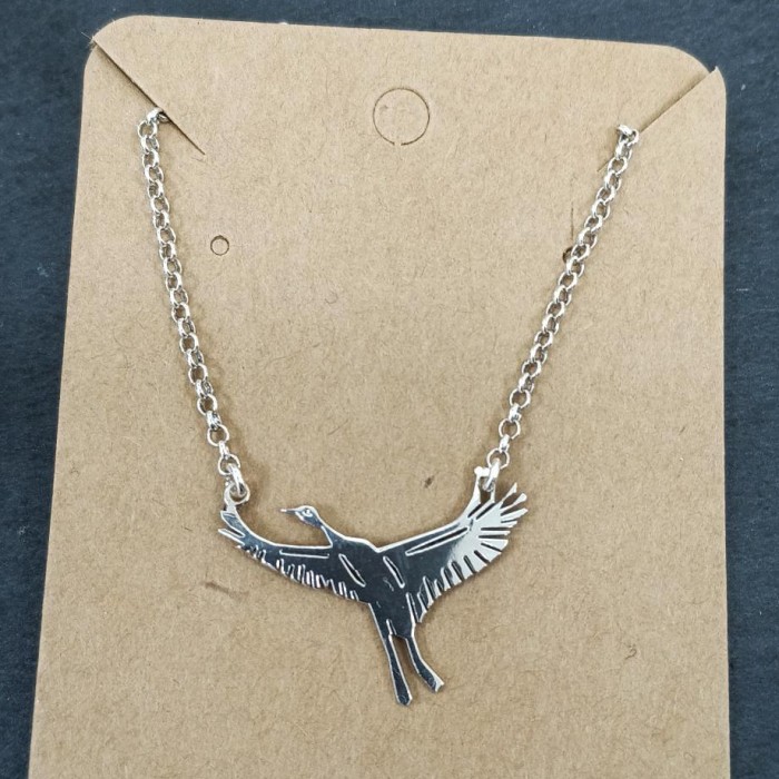 Imagen de Colgante grulla con cadena