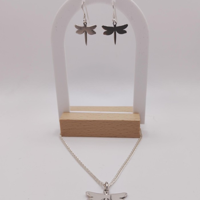 Imagen de Conjunto libélulas pendientes y colgante