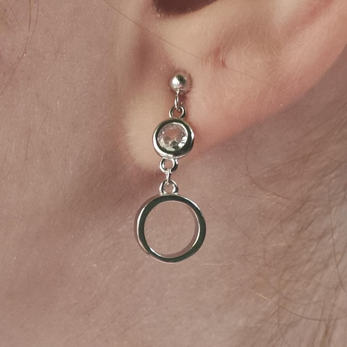 Imagen de Pendientes plata de ley