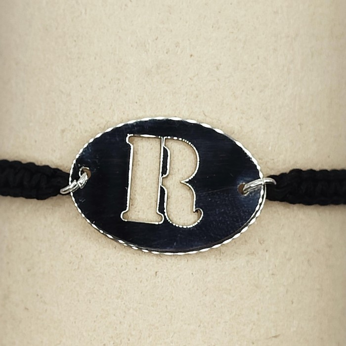 Imagen 2 de Pulsera hombre inicial calada